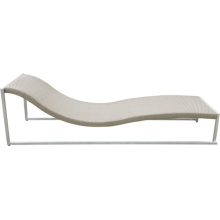 Chaise Lounge Rattan de mimbre de playa al aire libre